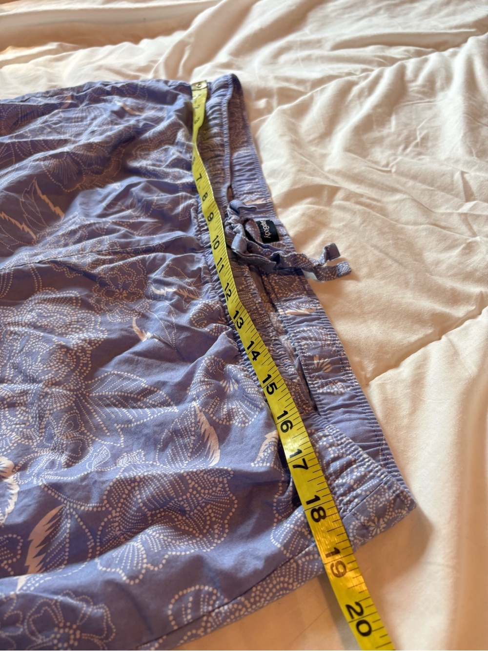 Gap Body Periwinkle Floral Women’s Cotton PJ Pants - Picture 3 of 6